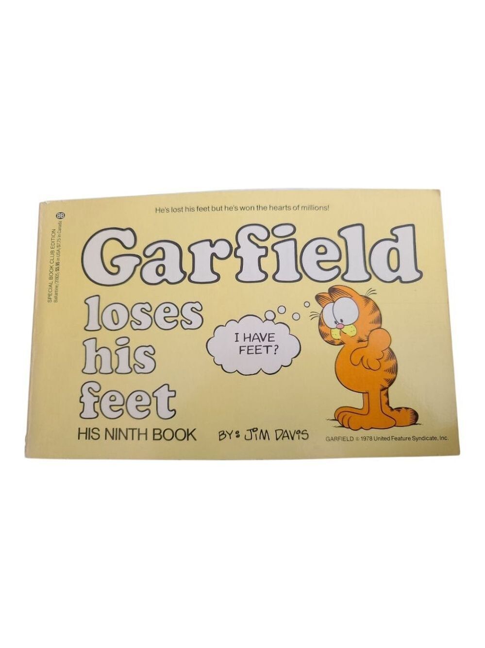 Garfield 9th Edition Comic: 'Loses His Feet'